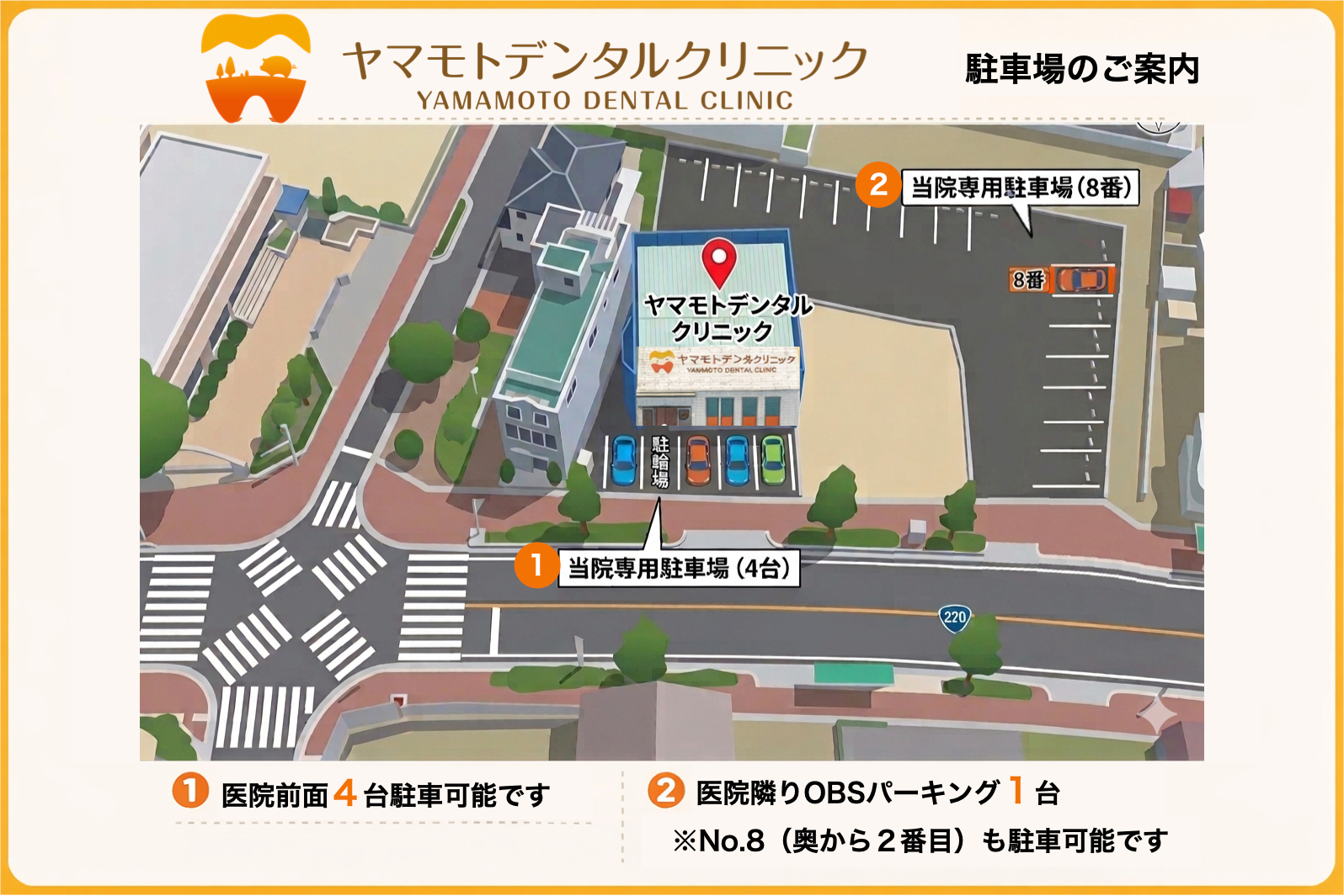 駐車場のご案内